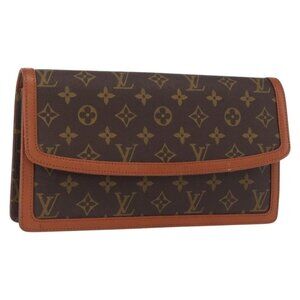 LOUIS VUITTON Monogram Pochette Dam GM Clutch Bag M51810 LV Auth ep12261